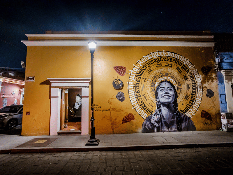 A mural in Centro.