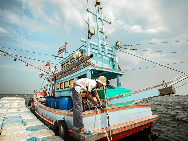 Docked at Naklua.