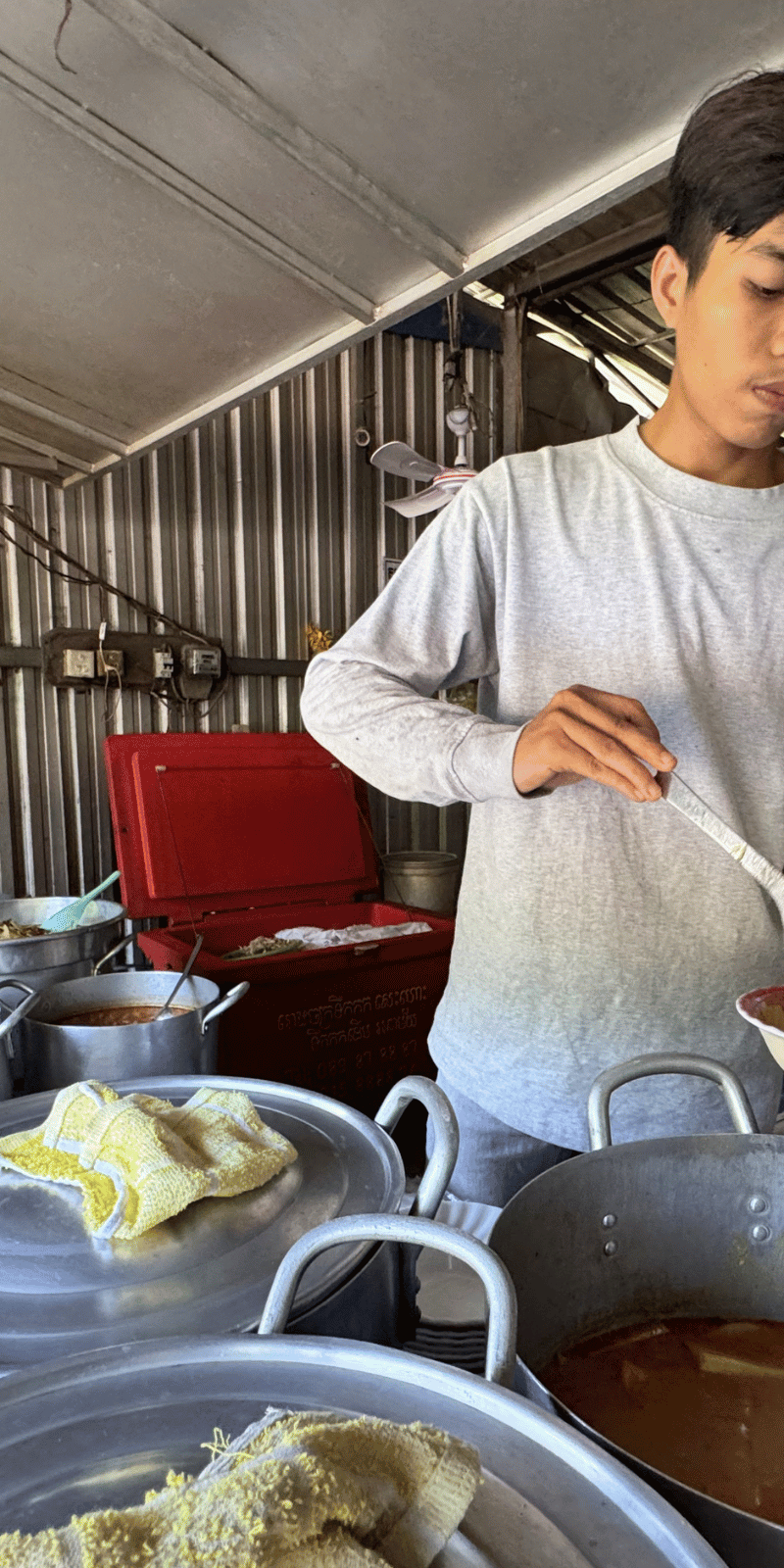 Khmer lunch.