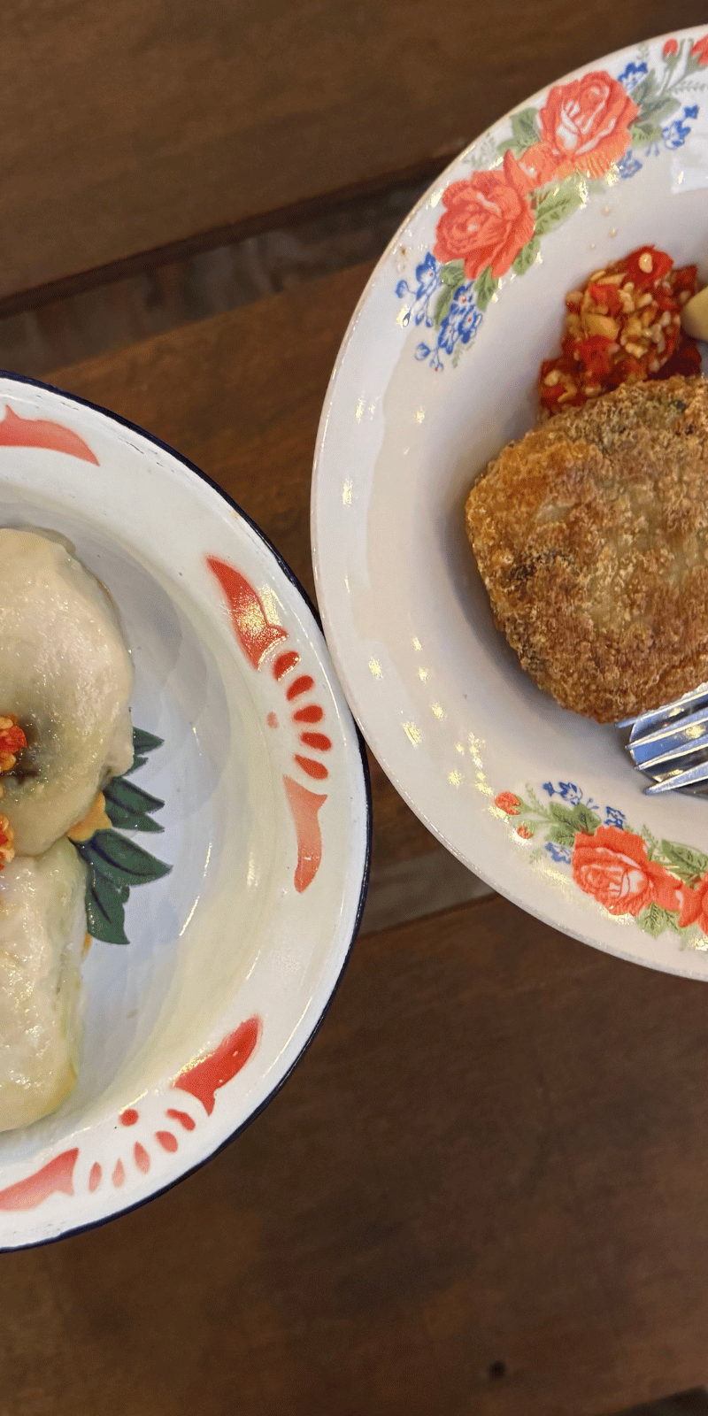 Khmer chive rice cakes.