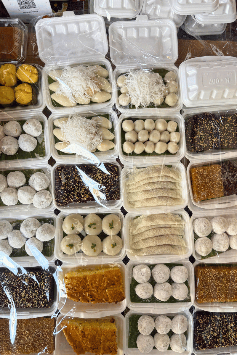 Cambodian sweet stall.