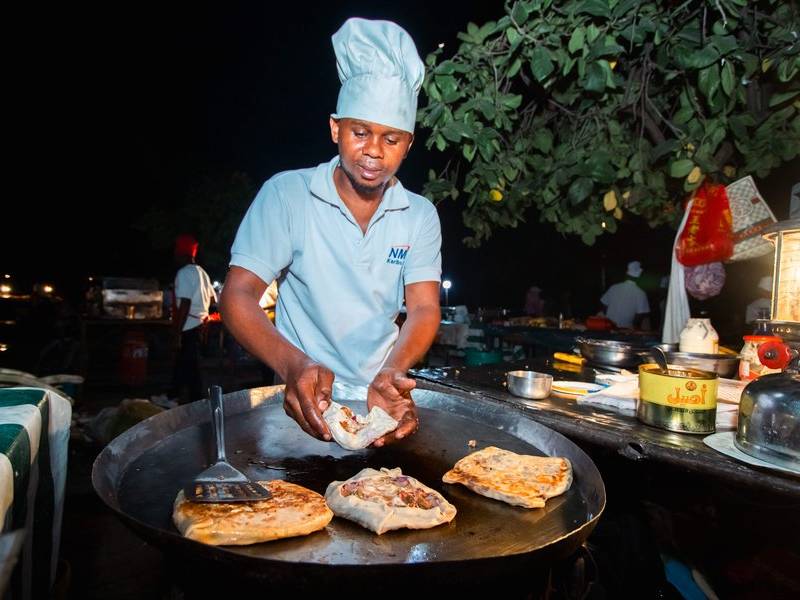 Night market cook.