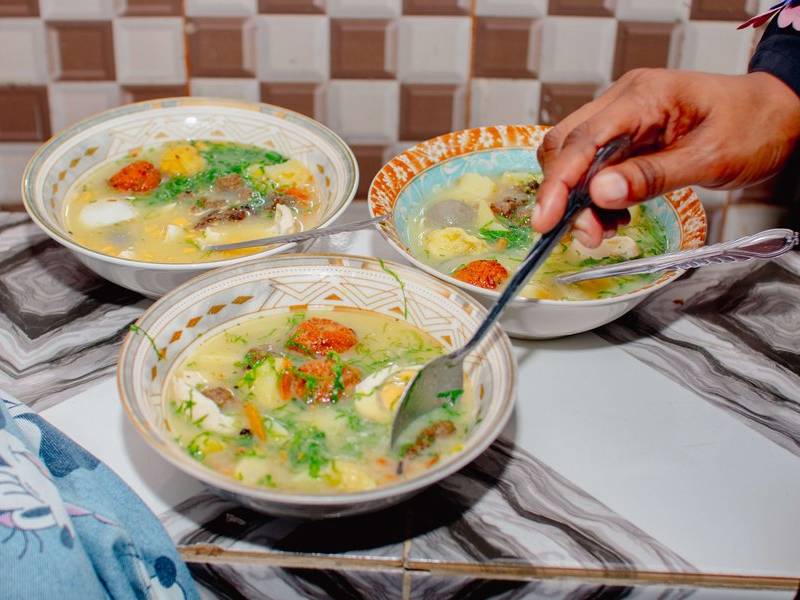 Urojo bowls.
