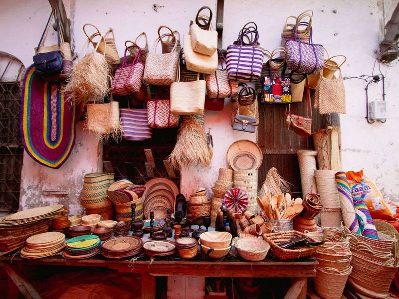 Basket bazaar.