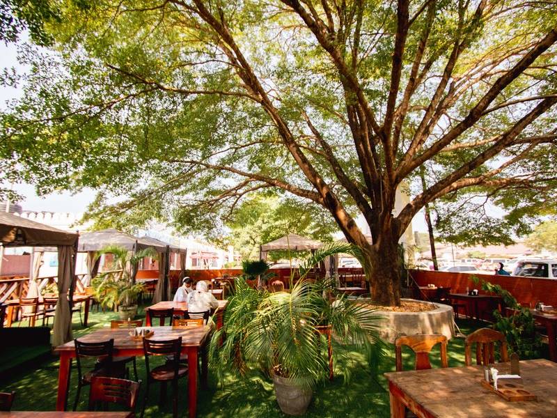 Courtyard restaurant.