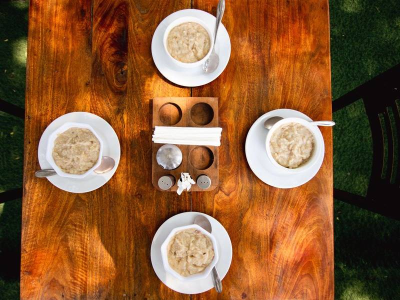 Bowls of hearty uji.