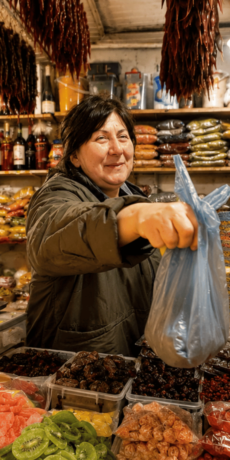 Tbilisi spice shop.