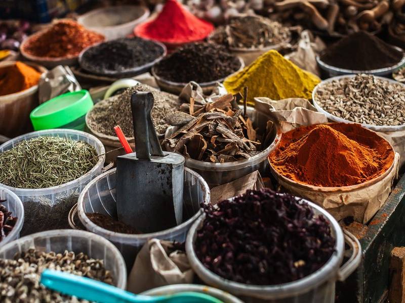 The spice market.
