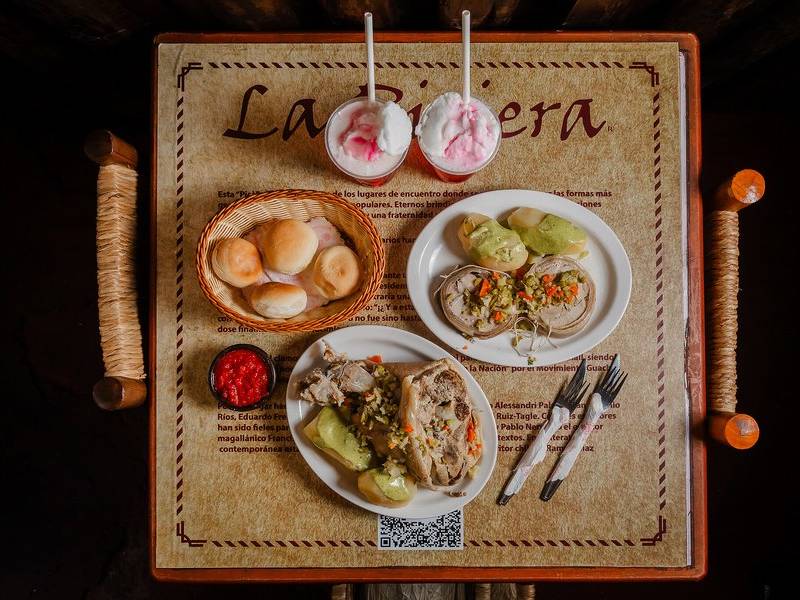 La Piojera menu.