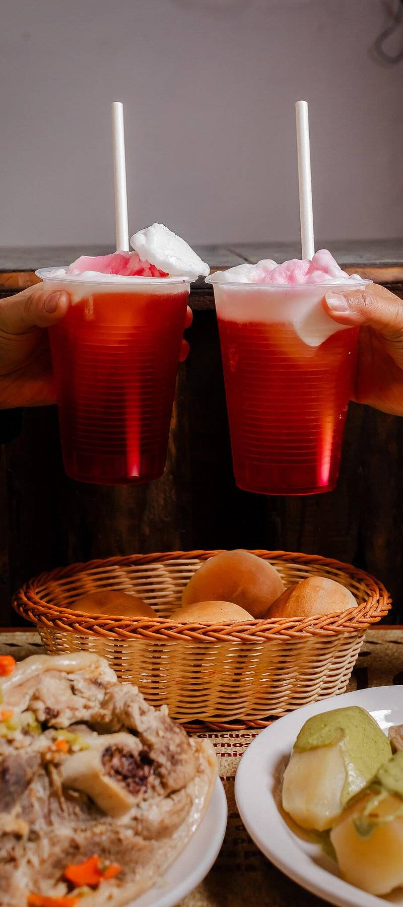 Cheers at La Piojera.