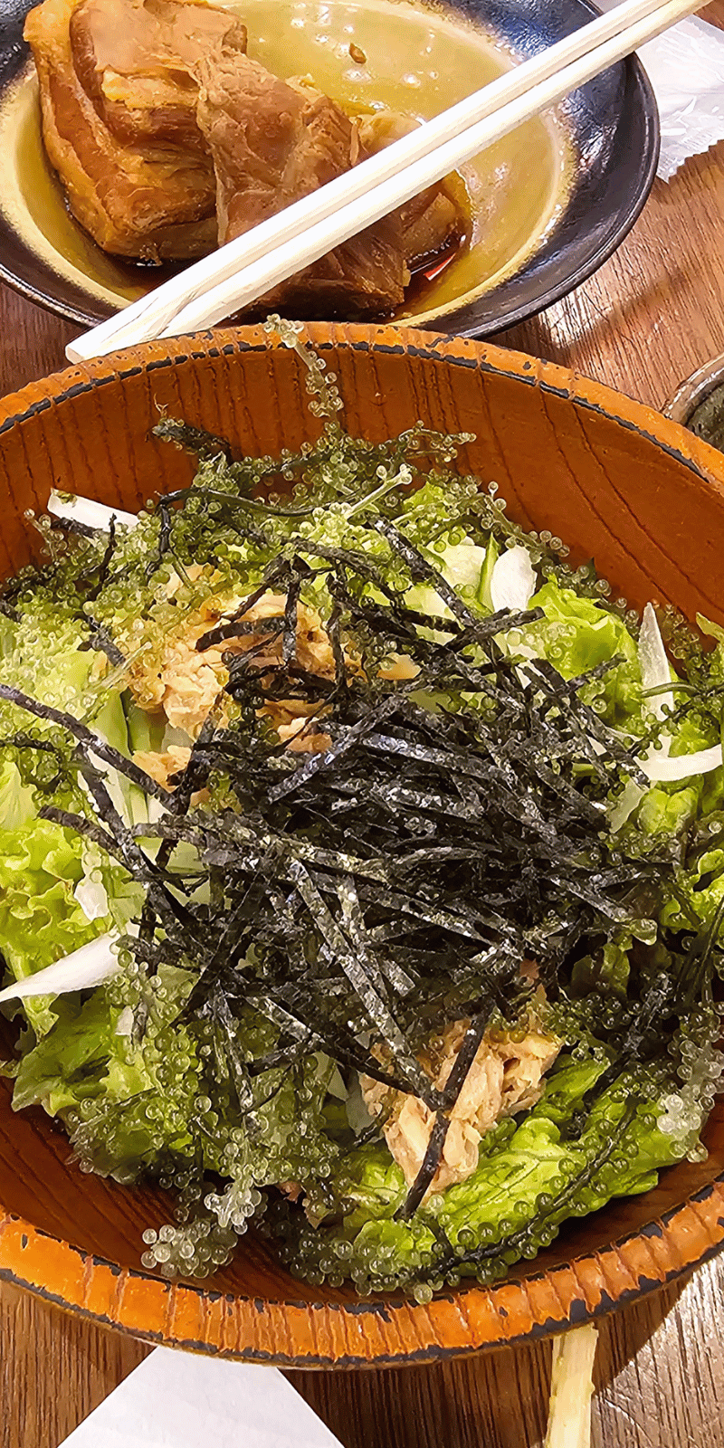 Izakaya spread.
