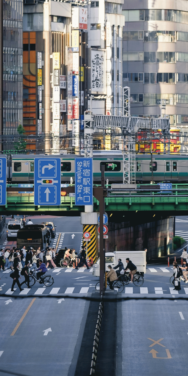 Chaotic Shinjuku.