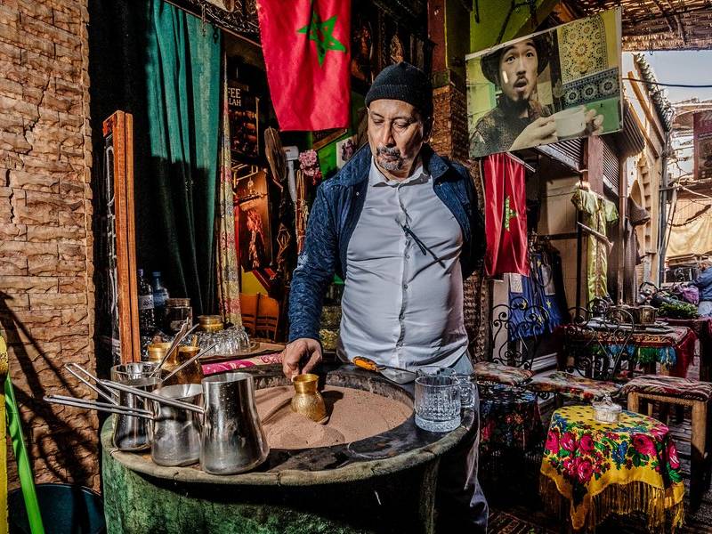Coffee, the souk way.