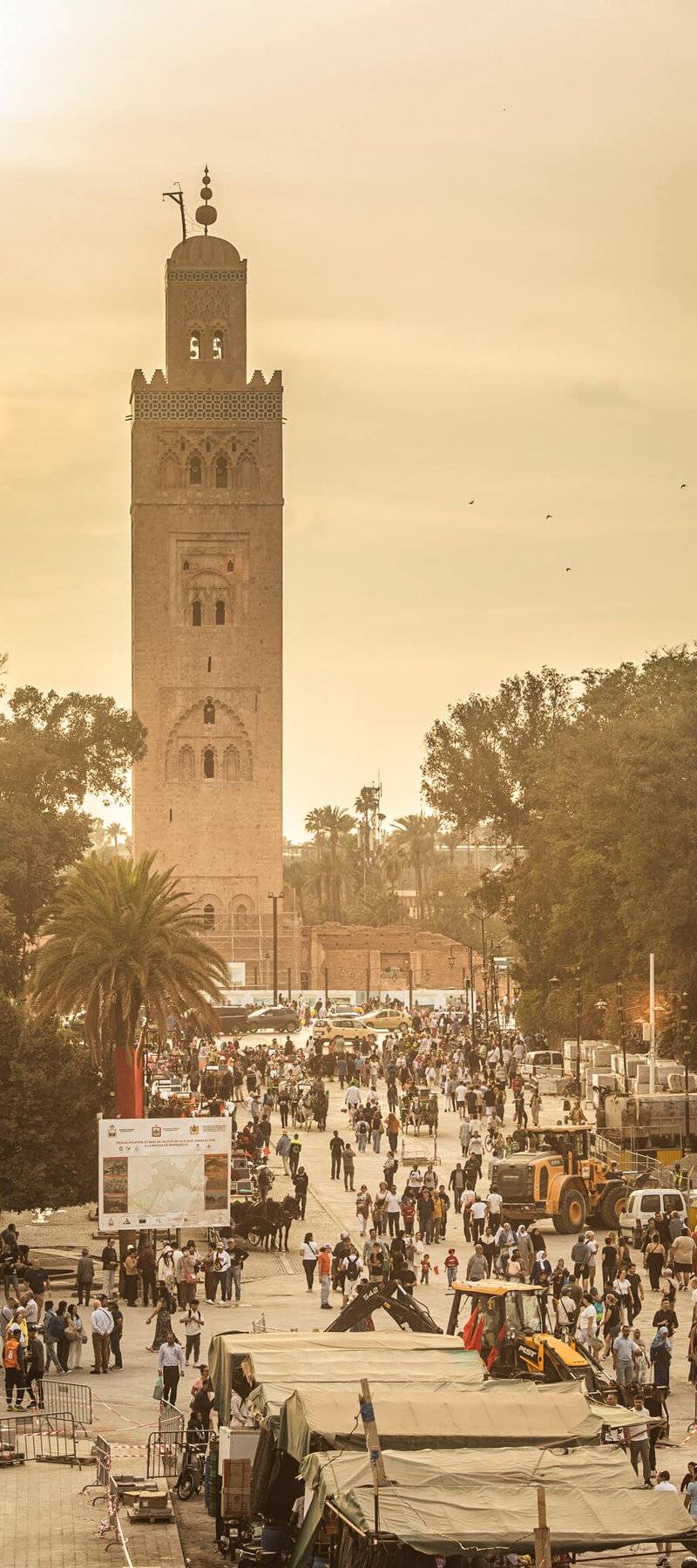 Koutoubia sunset.