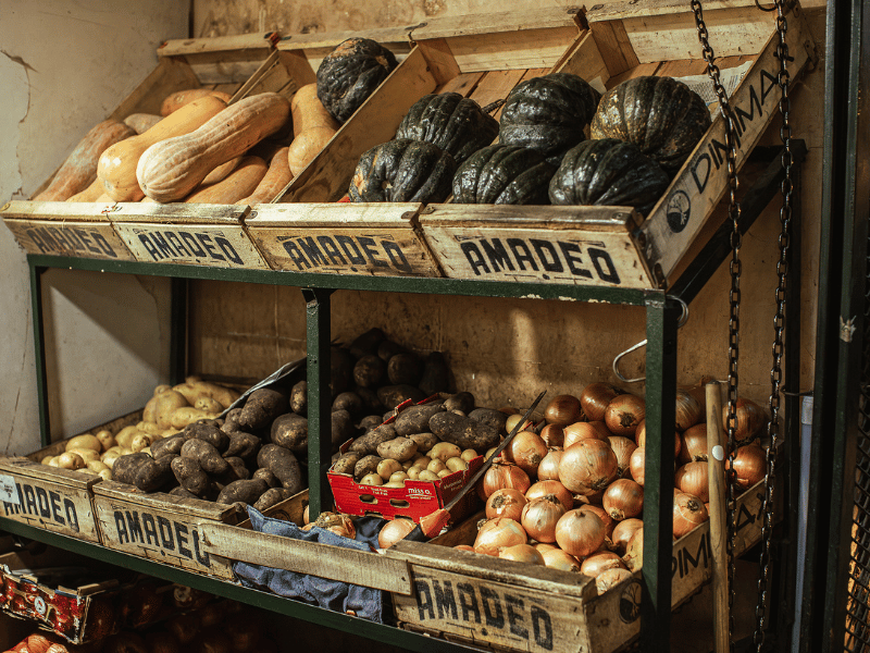 Fresh produce.