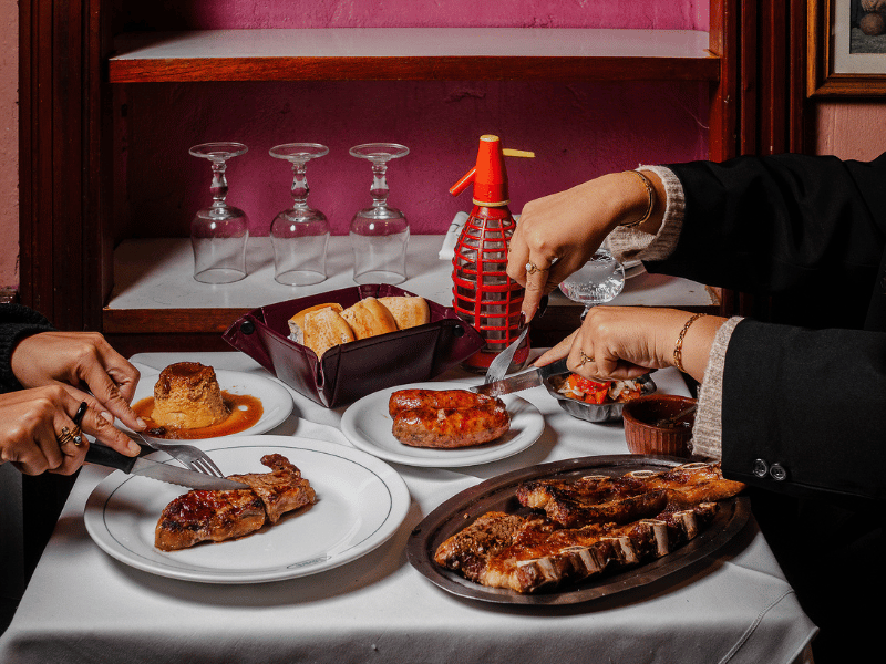 A feast from the grill.