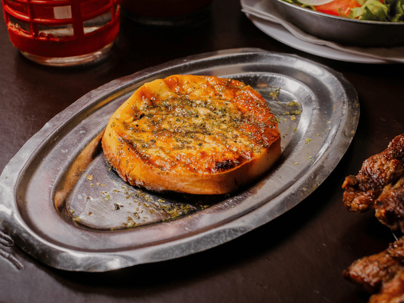 Grilled provoleta.