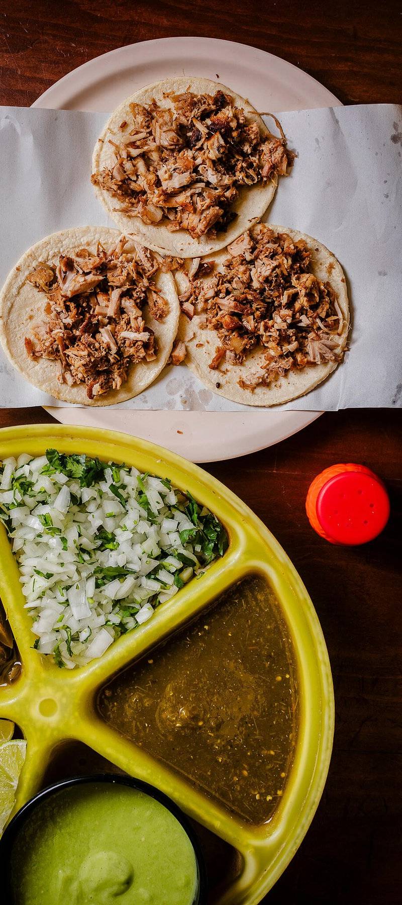 Tender, slow-cooked carnitas.