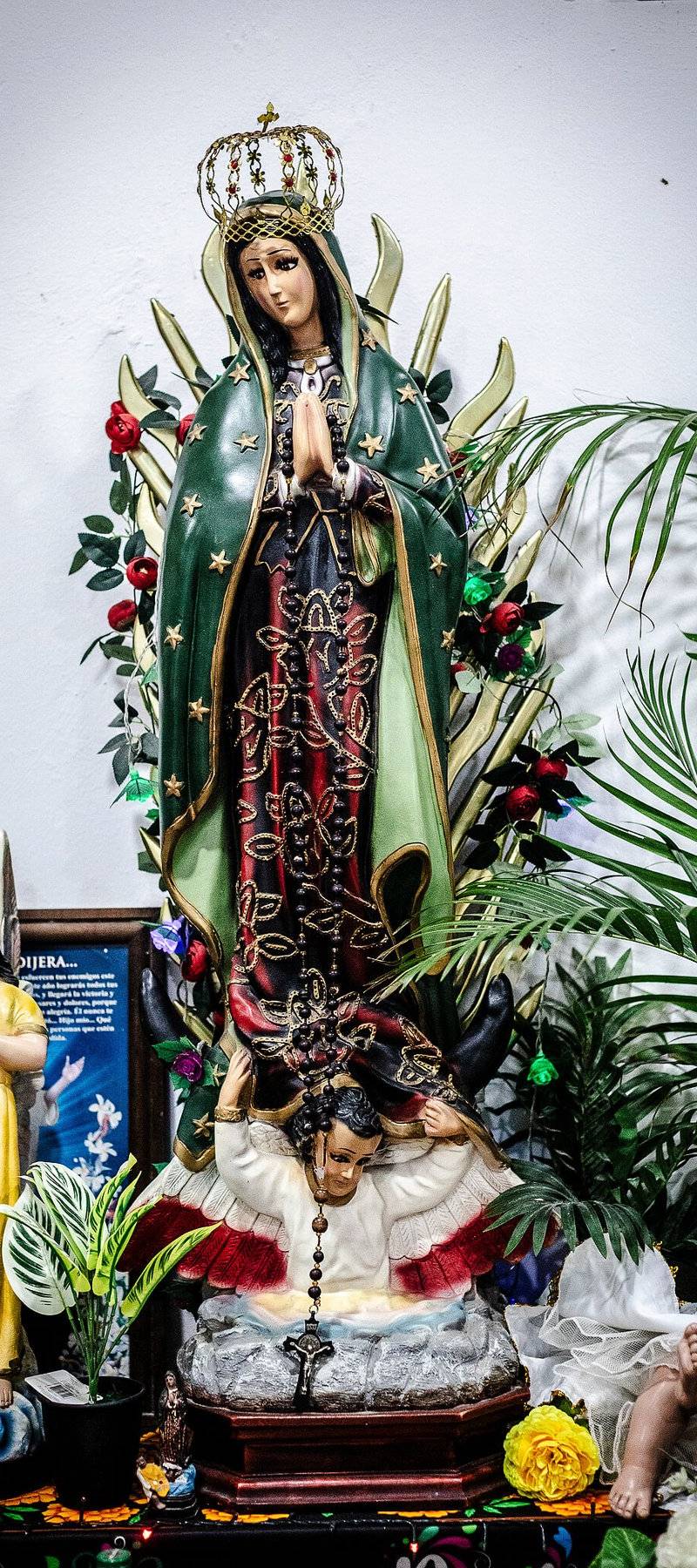 Guadalupe altar.