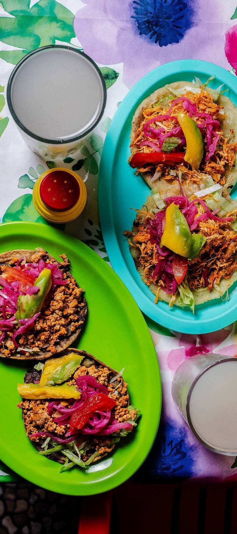 Tostadas de tinga.