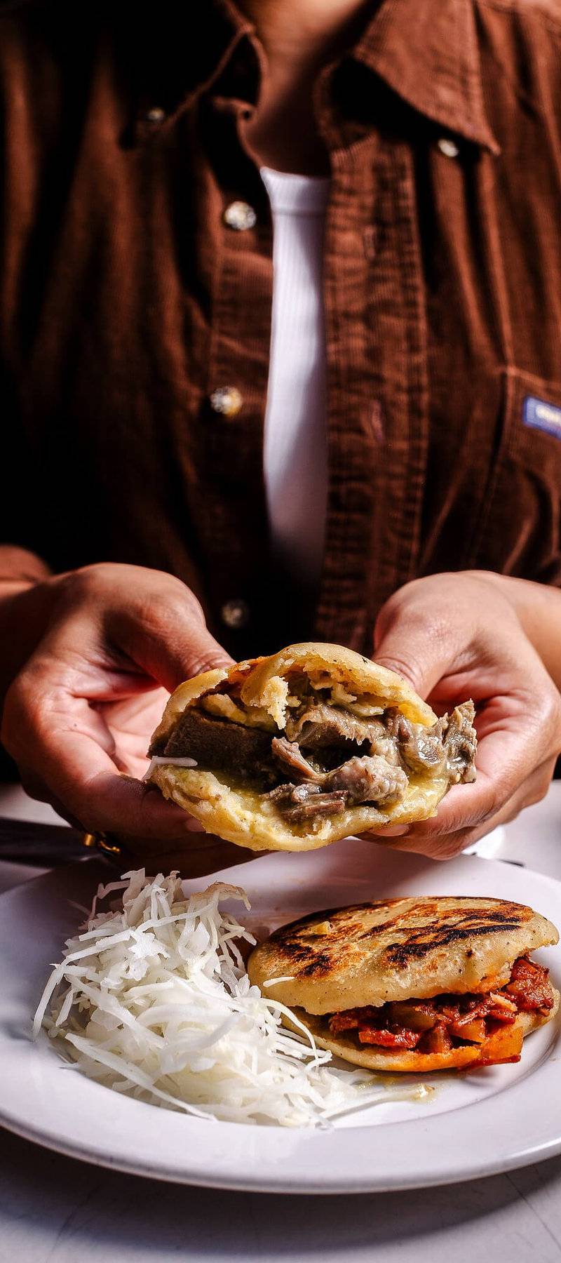 Filled gorditas.