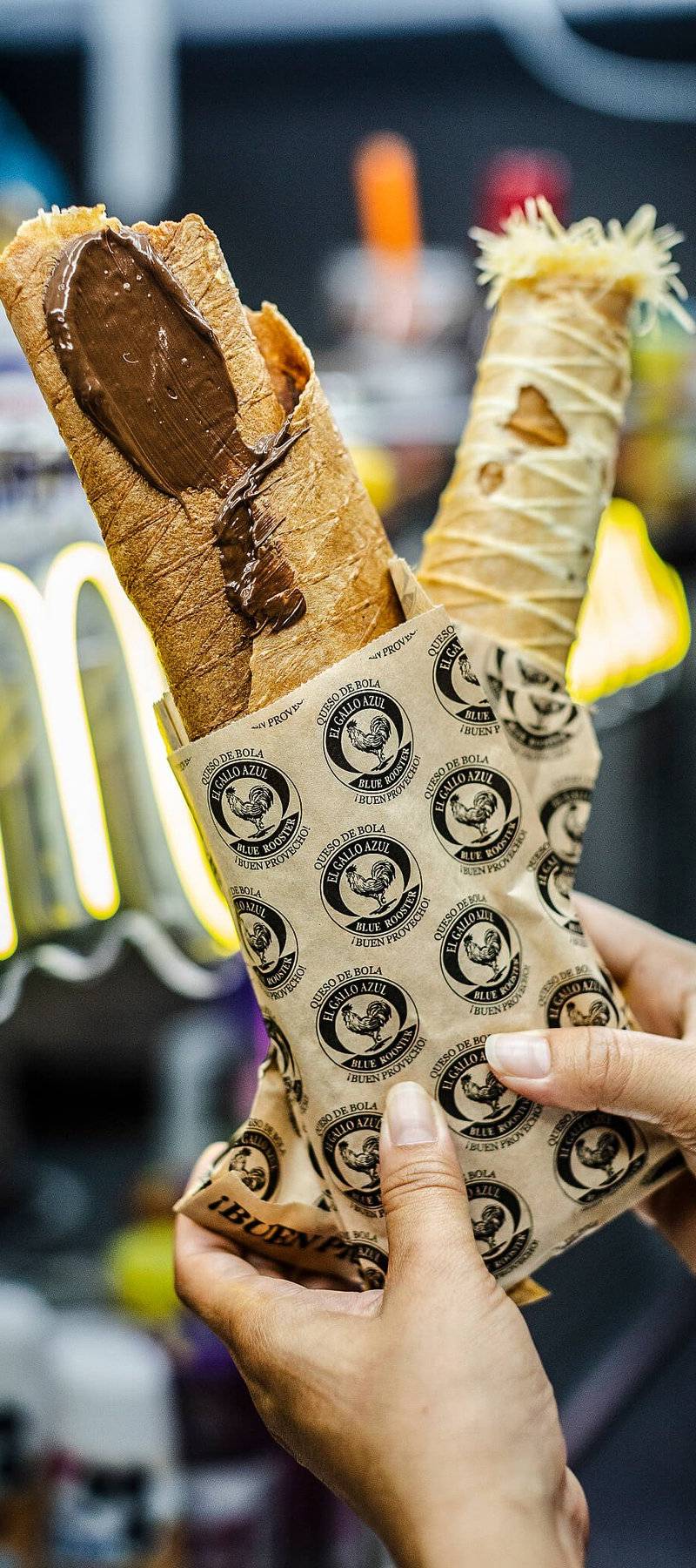 Crisp marquesita.