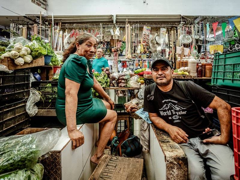 Market friends.