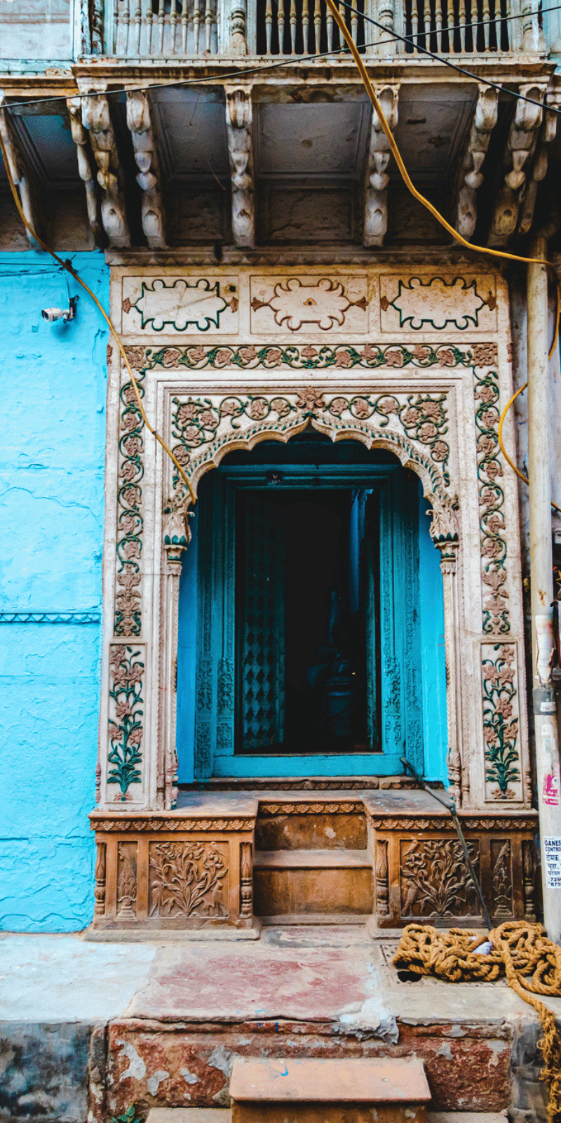 Door haveli doorway.