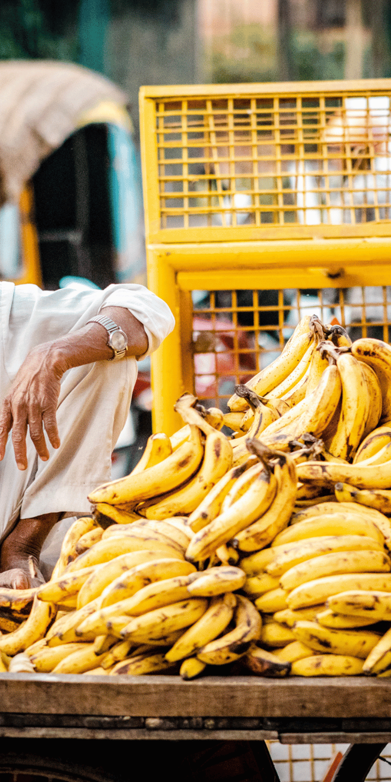 Banana vendor.