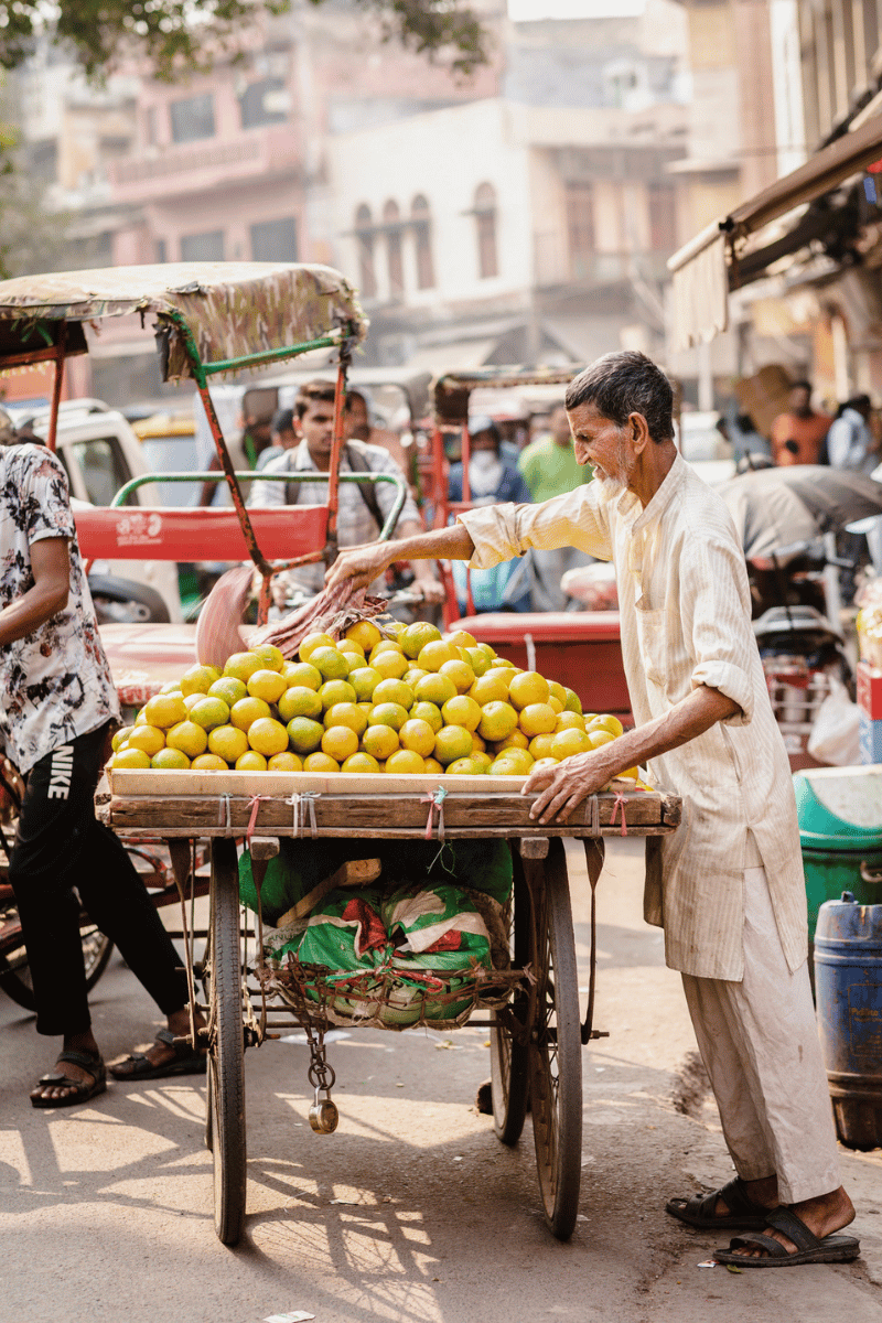 Cart oranges.