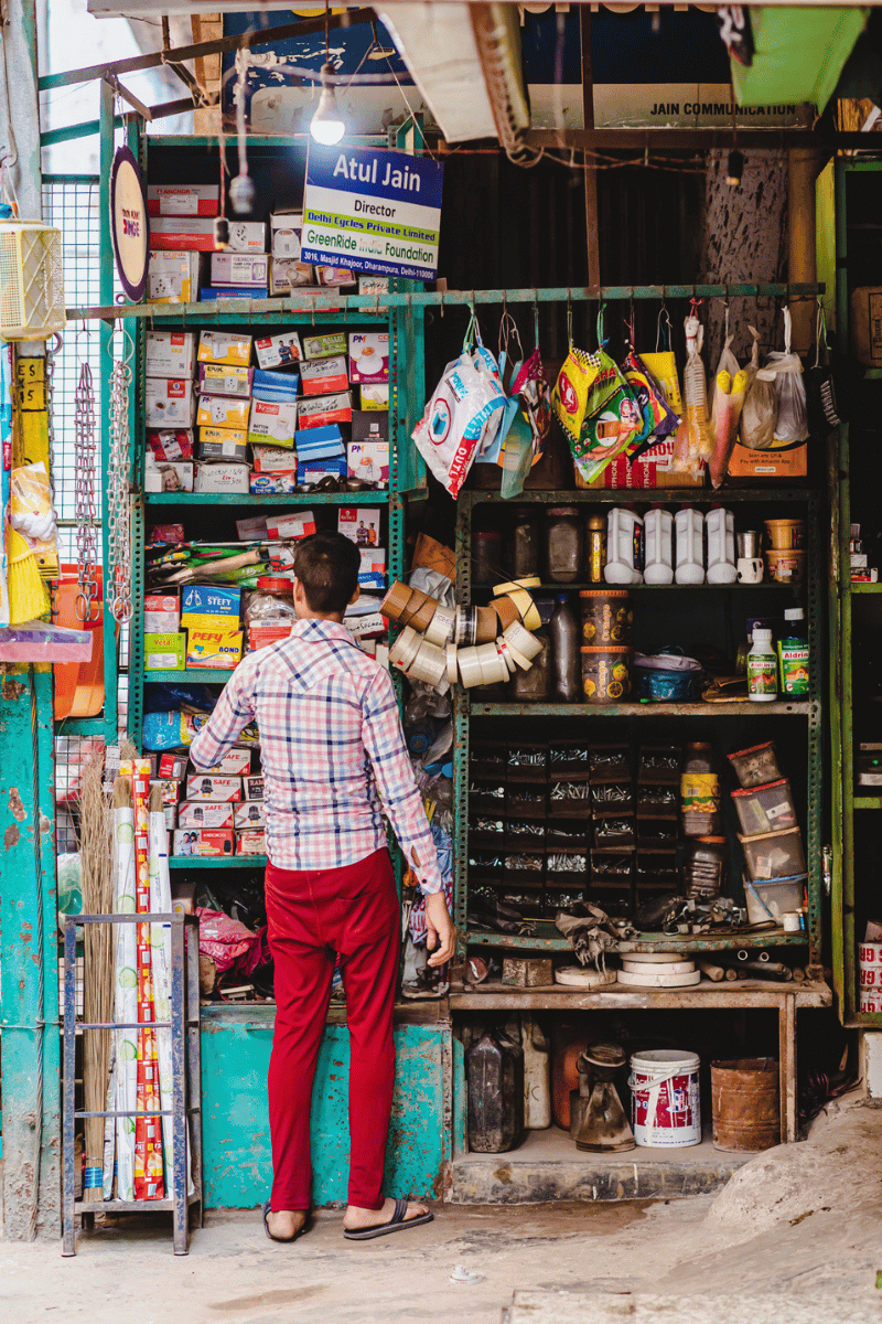 Chandni Chowk shopkeeper.