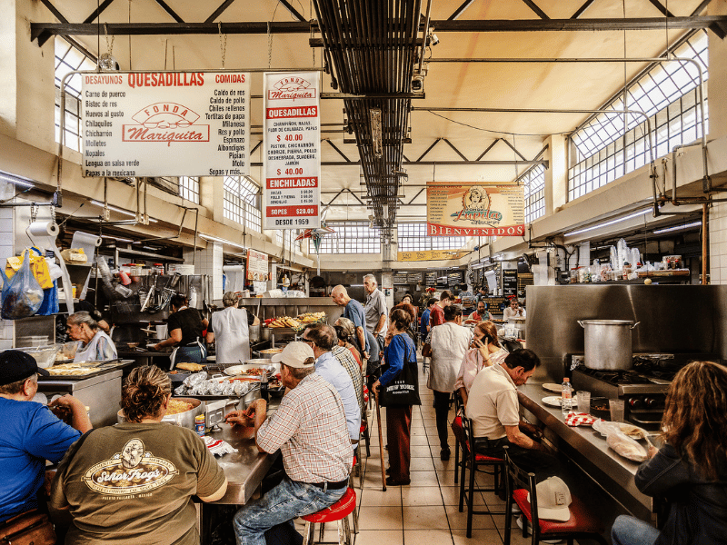 Market life.