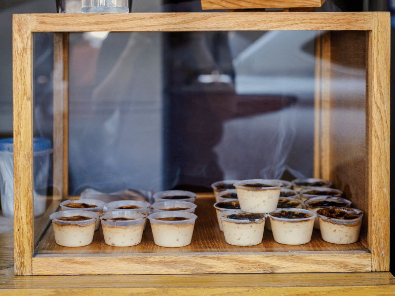 Guadalajara-style baked custard.