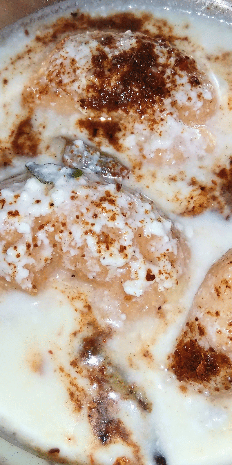 Yogurt dahi vada.