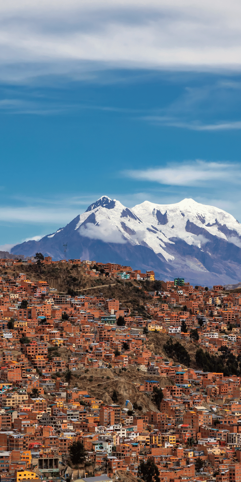 Illimani view.