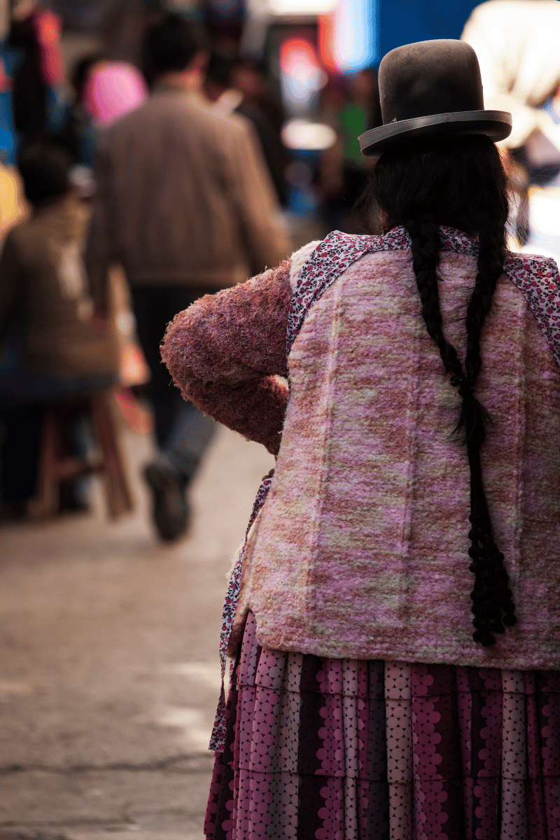Market cholita.
