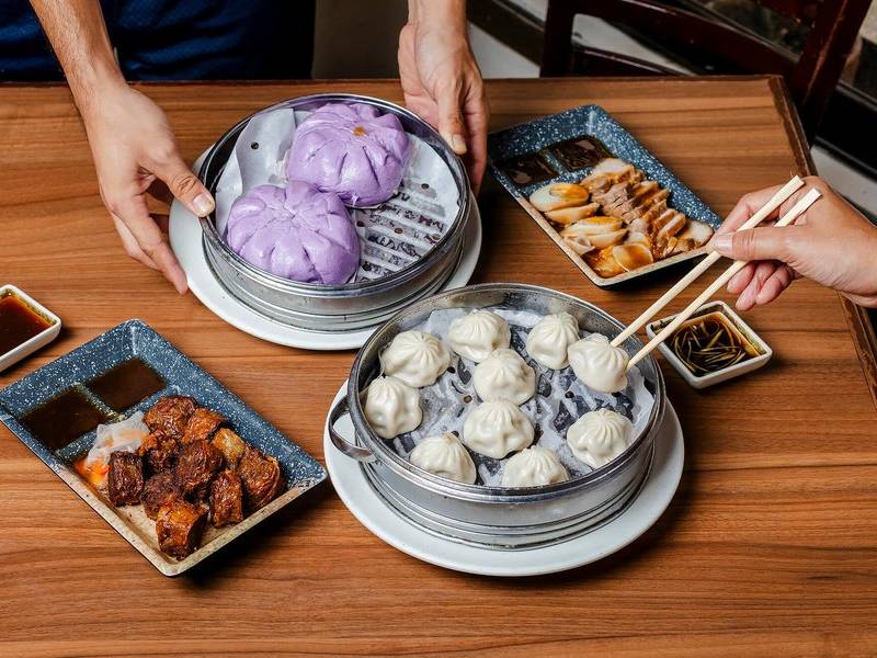 Ube siopao.