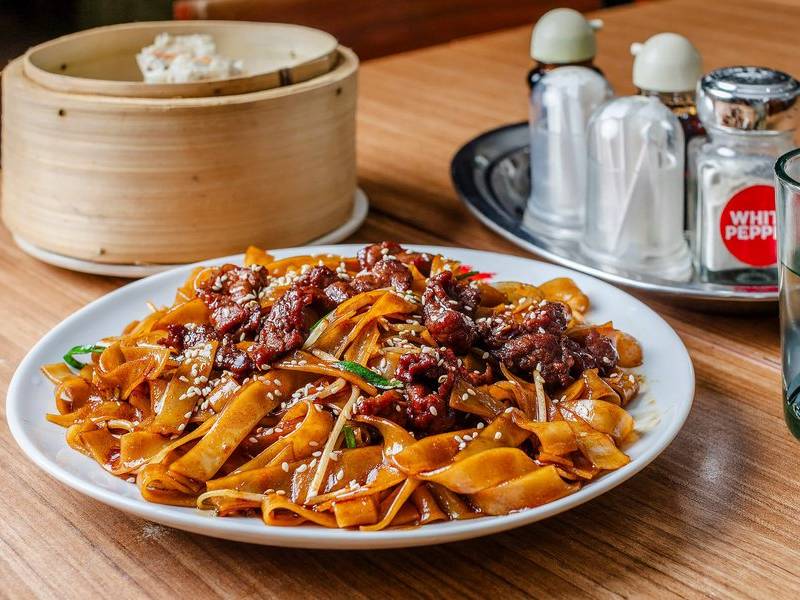 Beef pancit.