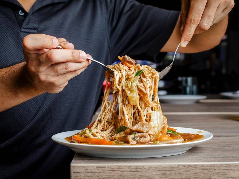 Pancit noodles.