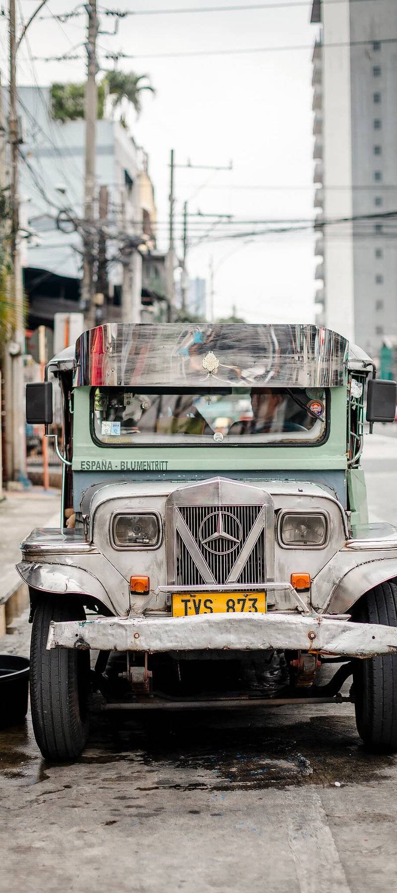Jeepney at rest.