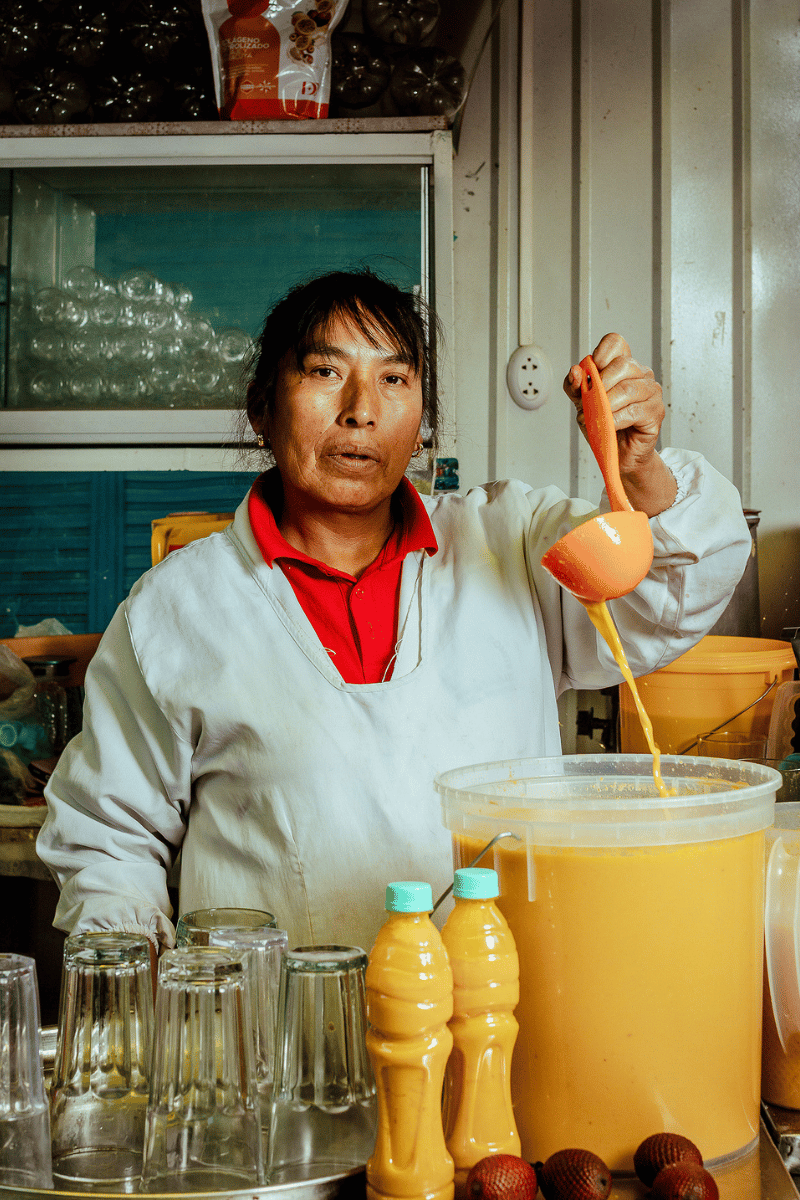 Jugo de aguaje.