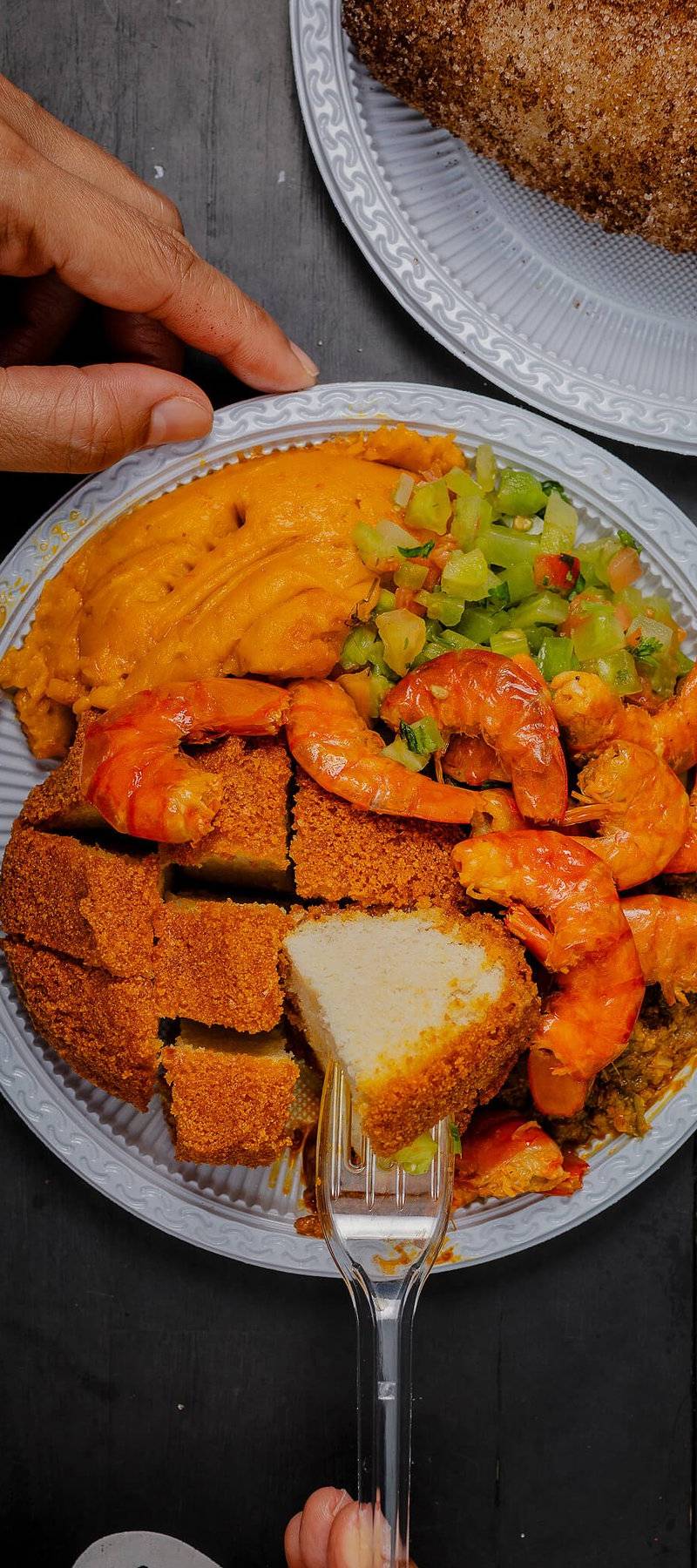 Deconstructed acarajé.