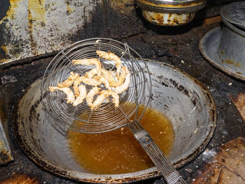 Straight from the fryer.
