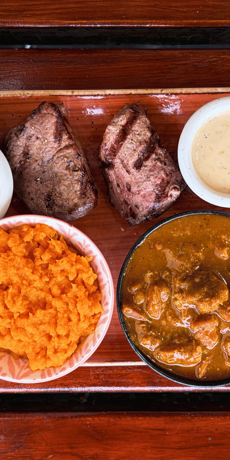 Game meat platter.