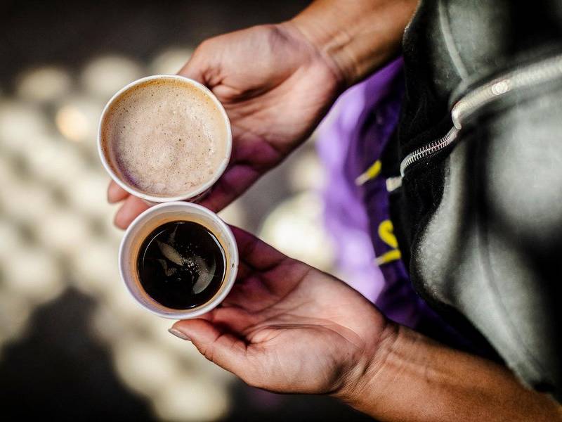 Dark Moroccan coffee.