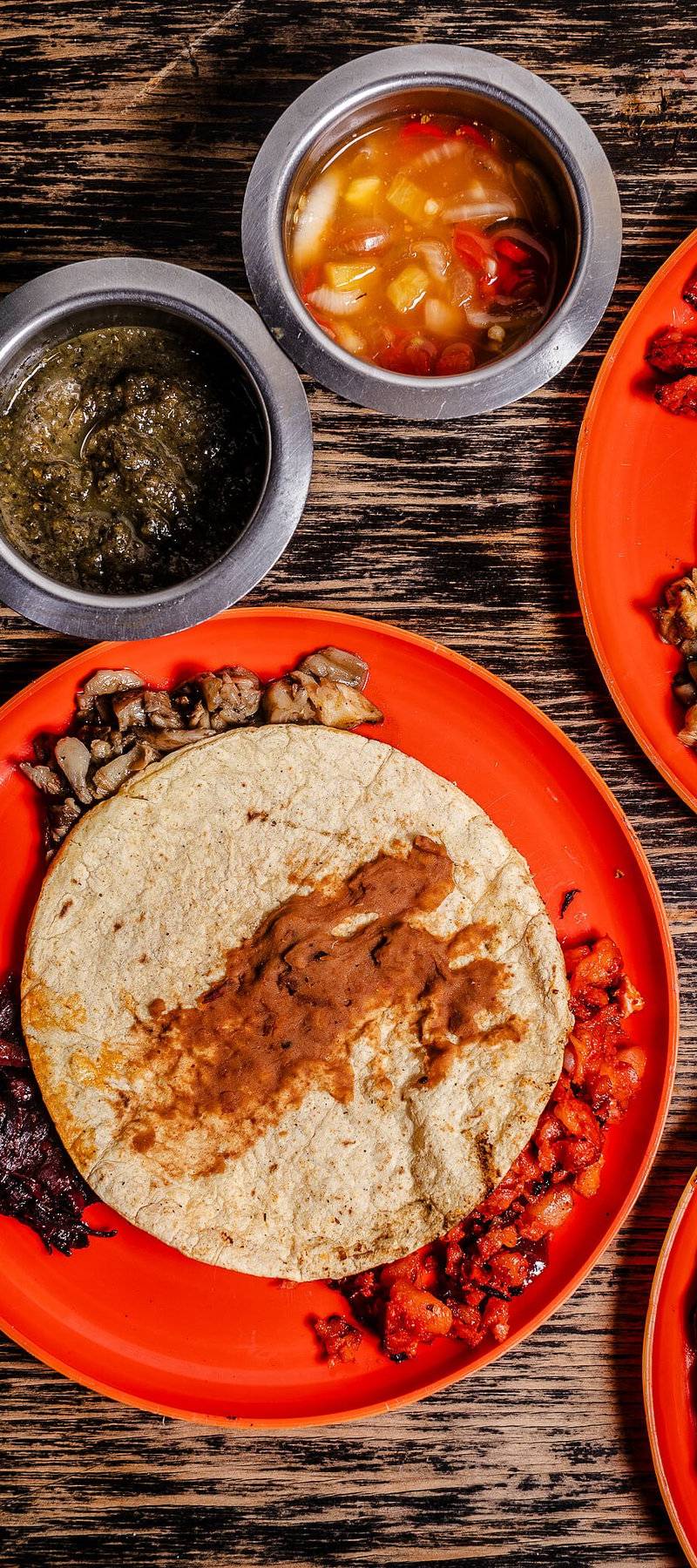 Chorizo tacos.