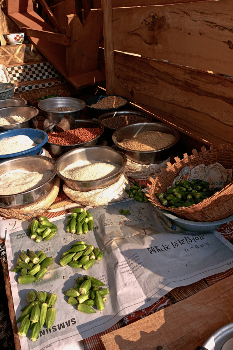 Market produce.