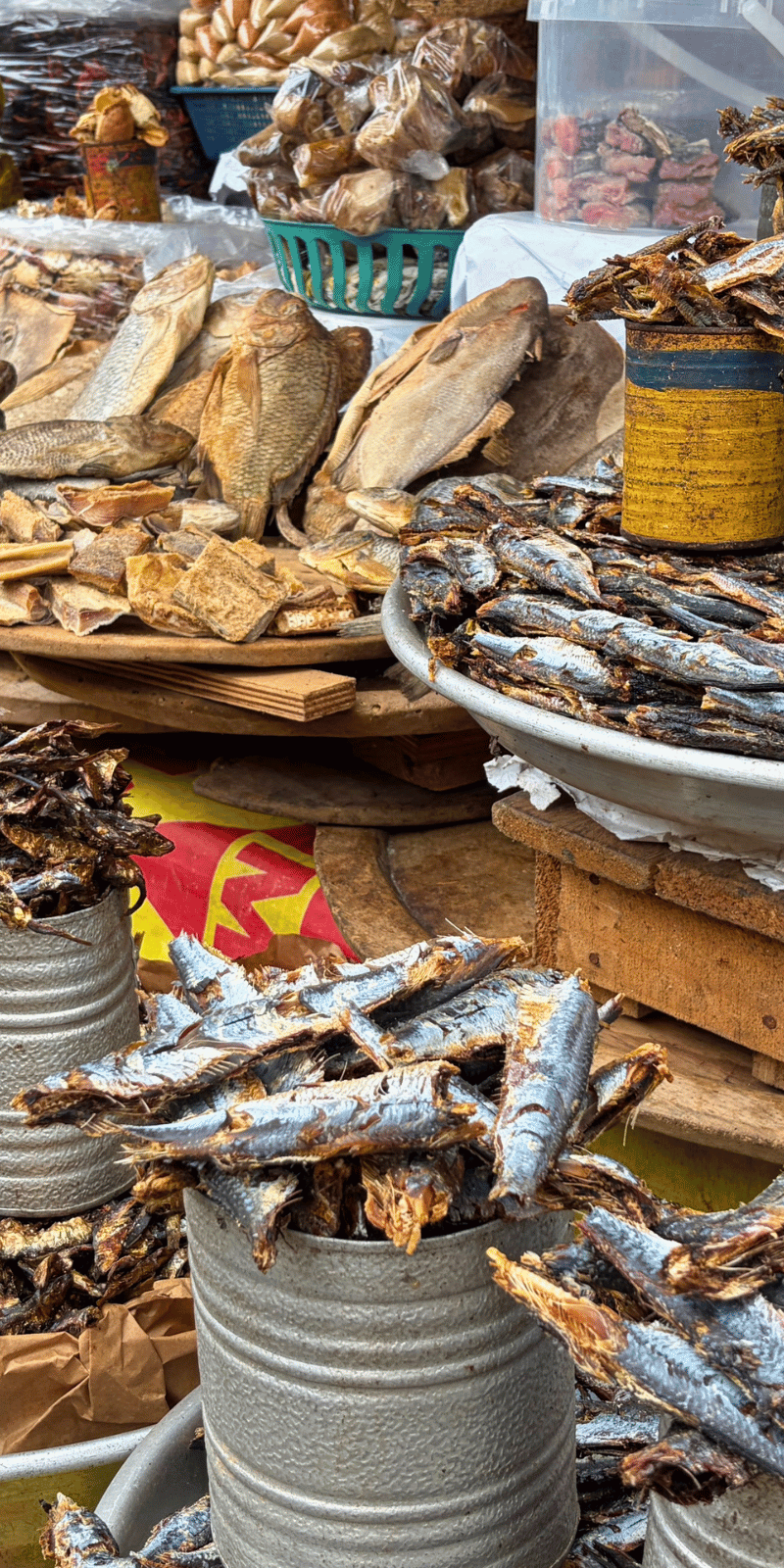 Ghanian dried fish.